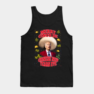 Merry Cinco De Chinese New Years Eve Tank Top